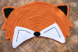 Fox Rug Crochet Blanket