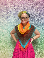 Wild Oleander Hooded Scarf - Adult