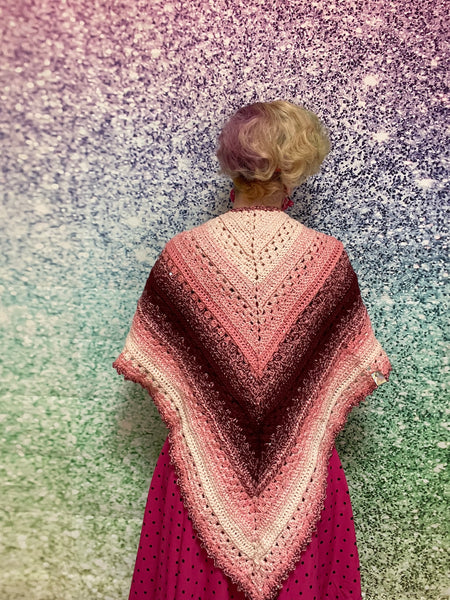 Wild Wisteria Shawl - Adult Long
