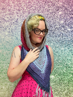 Wild Oleander Hooded Scarf - Adult