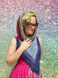 Wild Oleander Hooded Scarf - Adult