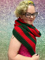 Wild Oleander Hooded Scarf - Adult