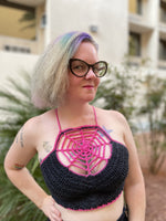 Spiderweb Crop Top - Small