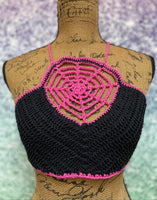 Spiderweb Crop Top - Small