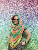 Wild Oleander Hooded Scarf - Adult