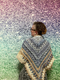 Wild Wisteria Shawl - Adult - Wool