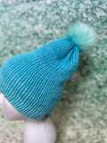 Knit Beanie with Pom