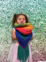 Wild Oleander Hooded Scarf - Toddler