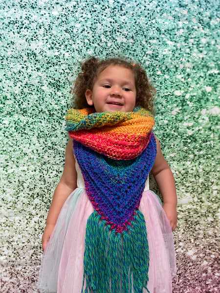 Wild Oleander Hooded Scarf - Toddler