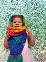 Wild Oleander Hooded Scarf - Toddler