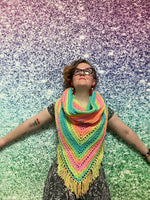 Wild Oleander Hooded Scarf - Adult